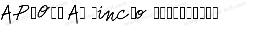 A P-OTF A1 Mincho StdN字体转换